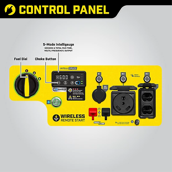 Champion Power Equipment 4,500/3,650-Watt Gasoline Powered OFI Generator with ParaLINK, Remote Start - Image 4