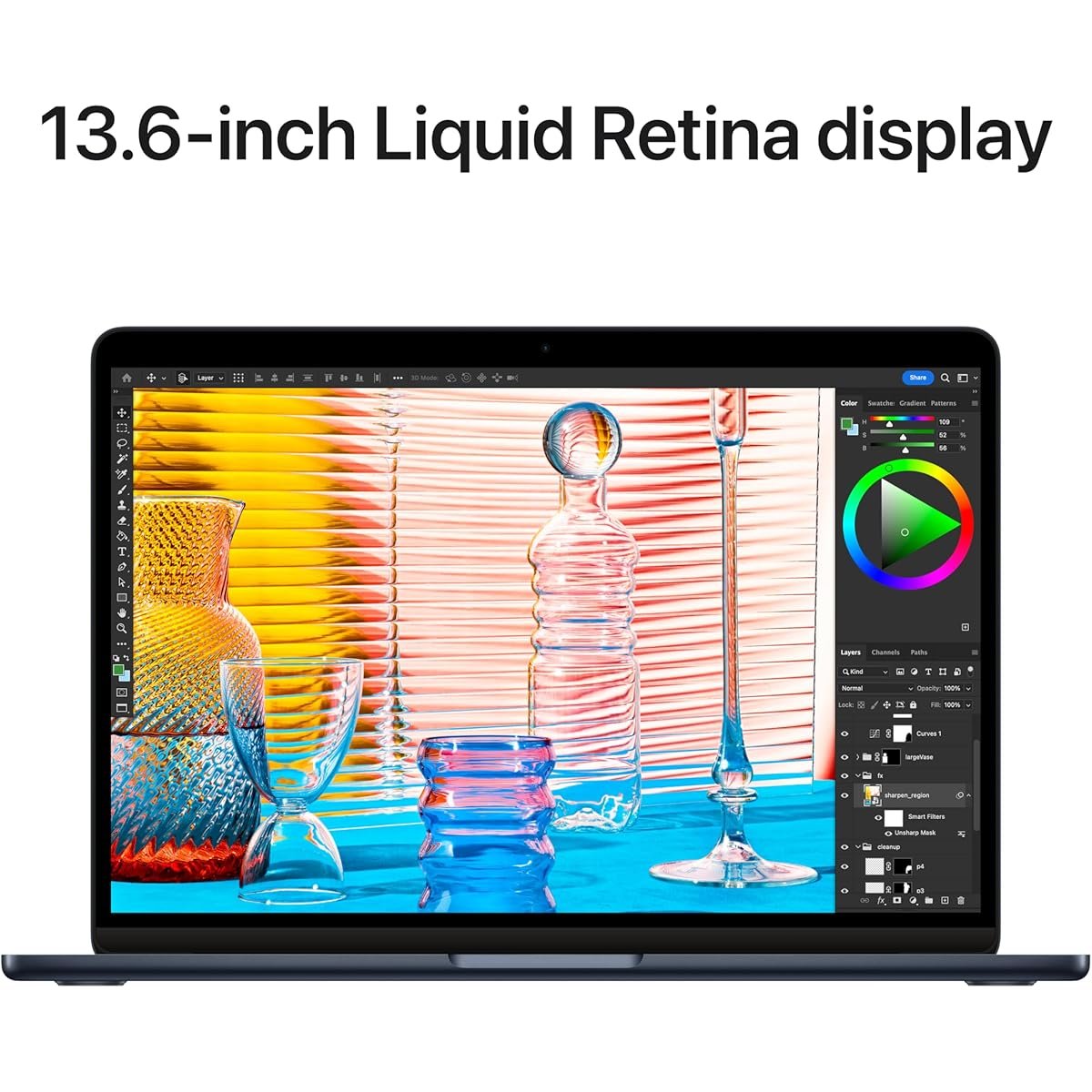 Apple 2022 MacBook Air Laptop with M2 chip Built for Apple Intelligence 13.6 inch Liquid Retina Display - Image 3