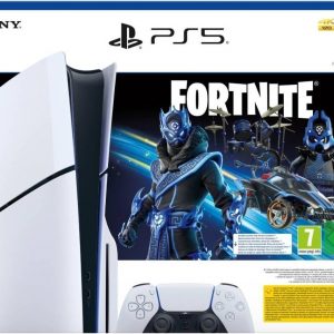 Sony PlayStation 5 (PS5) Fortnite Cobalt Star Bundle Slim Standard Edition 1 TB