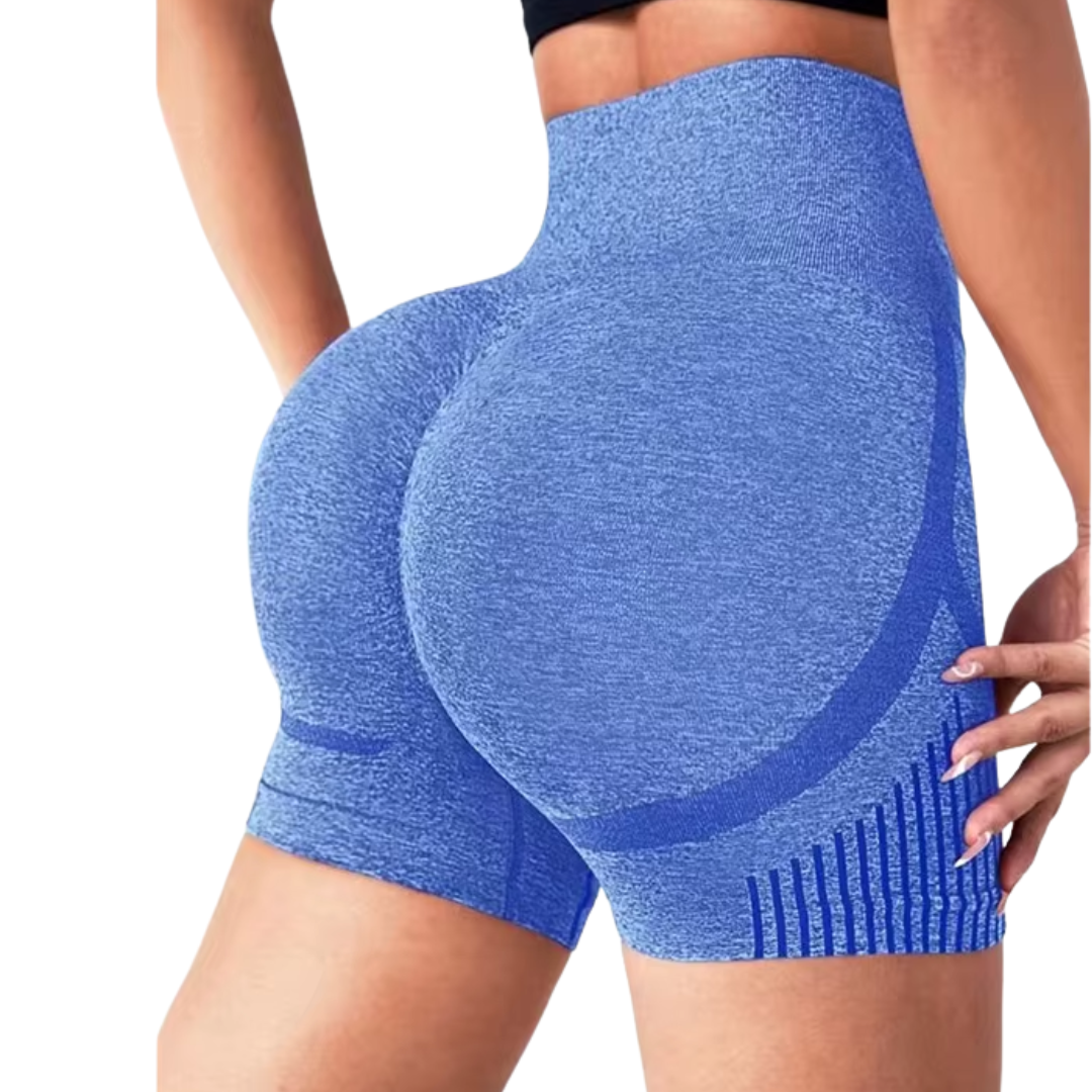 Women's Seamless High Waist Scrunch Butt Shorts - Quick Dry & Breathable Yoga