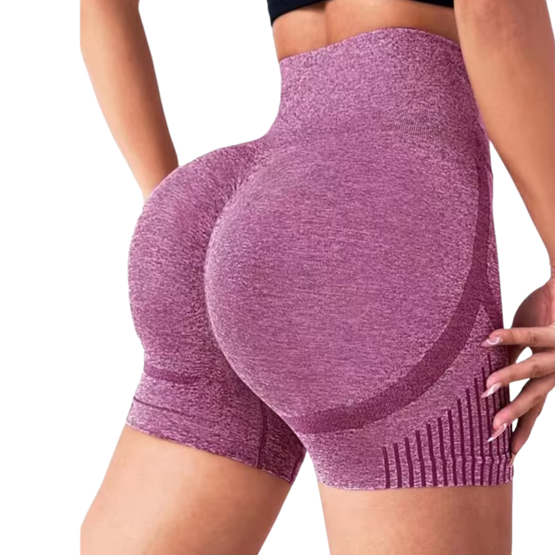 Women's Seamless High Waist Scrunch Butt Shorts - Quick Dry & Breathable Yoga - Image 2