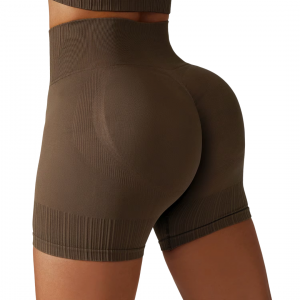 Women's Butt Lifting Scrunch Booty Shorts - High-Waist Seamless Yoga & Gym