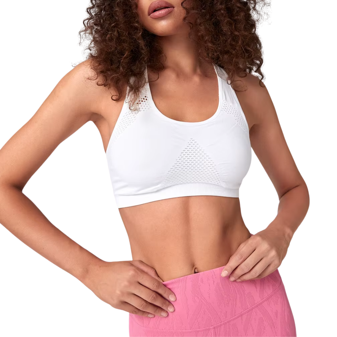 Women's U-Neck Mesh Yoga Vest - I-Shaped Back Tank Top for Running & Fitness - Image 6