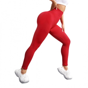 Women's Seamless High-Waist Scrunch Butt Leggings - Push-Up Yoga & Workout