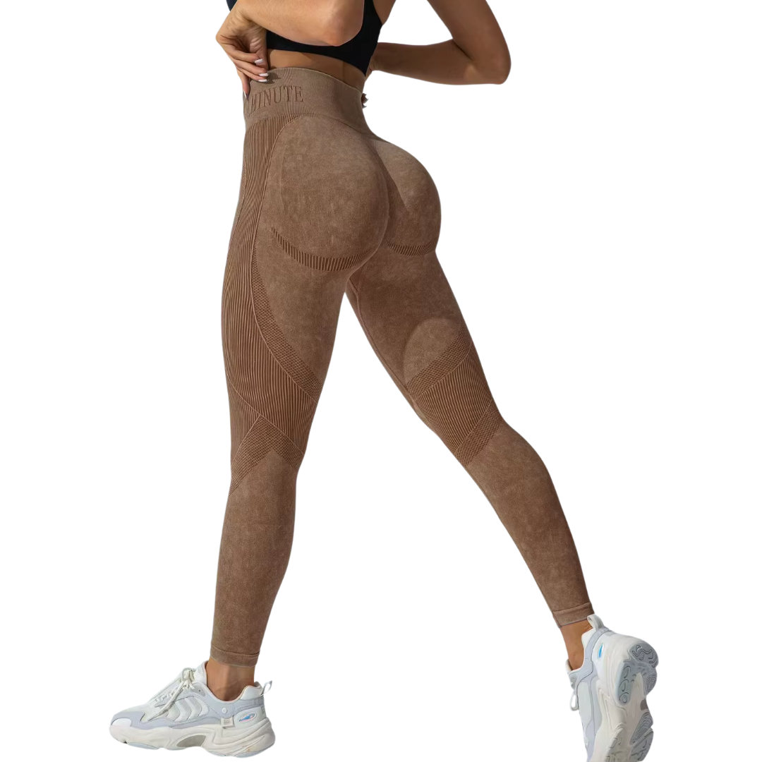 Women's Seamless Scrunch Butt Leggings - High Waist Tummy Control Yoga & Workout - Image 10