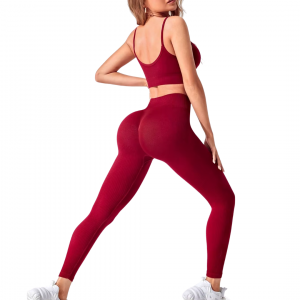 Women's Seamless High Waist Scrunch Leggings - Yoga & Workout