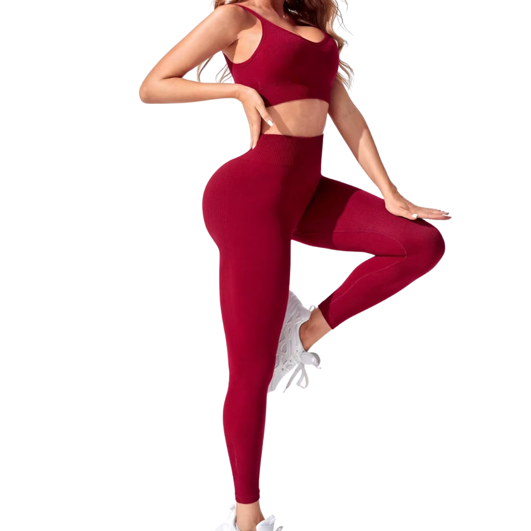 Women's Seamless High Waist Scrunch Leggings - Yoga & Workout - Image 3