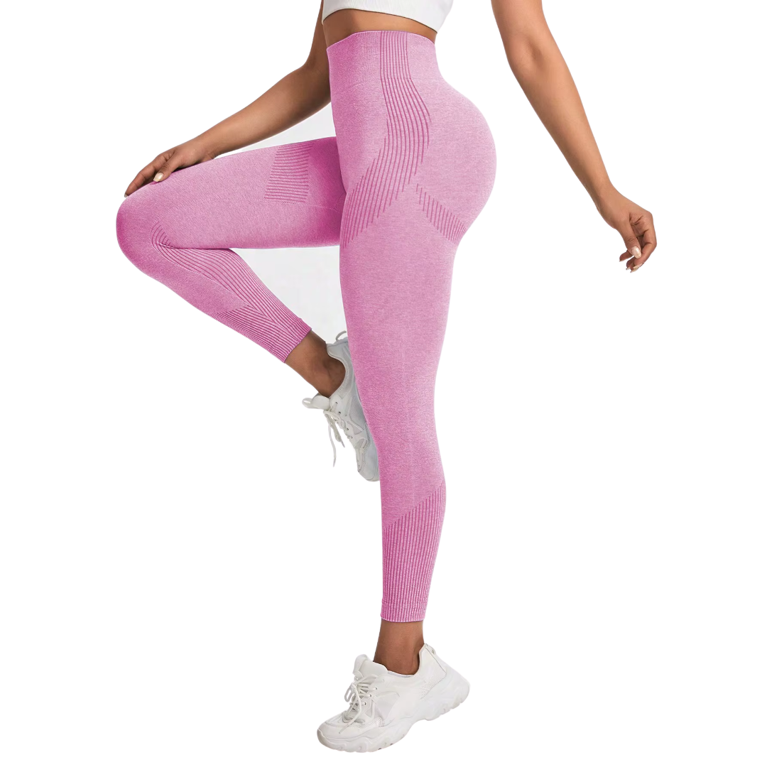 Women's Seamless Scrunch Butt Leggings - High Waist Yoga & Gym - Image 4