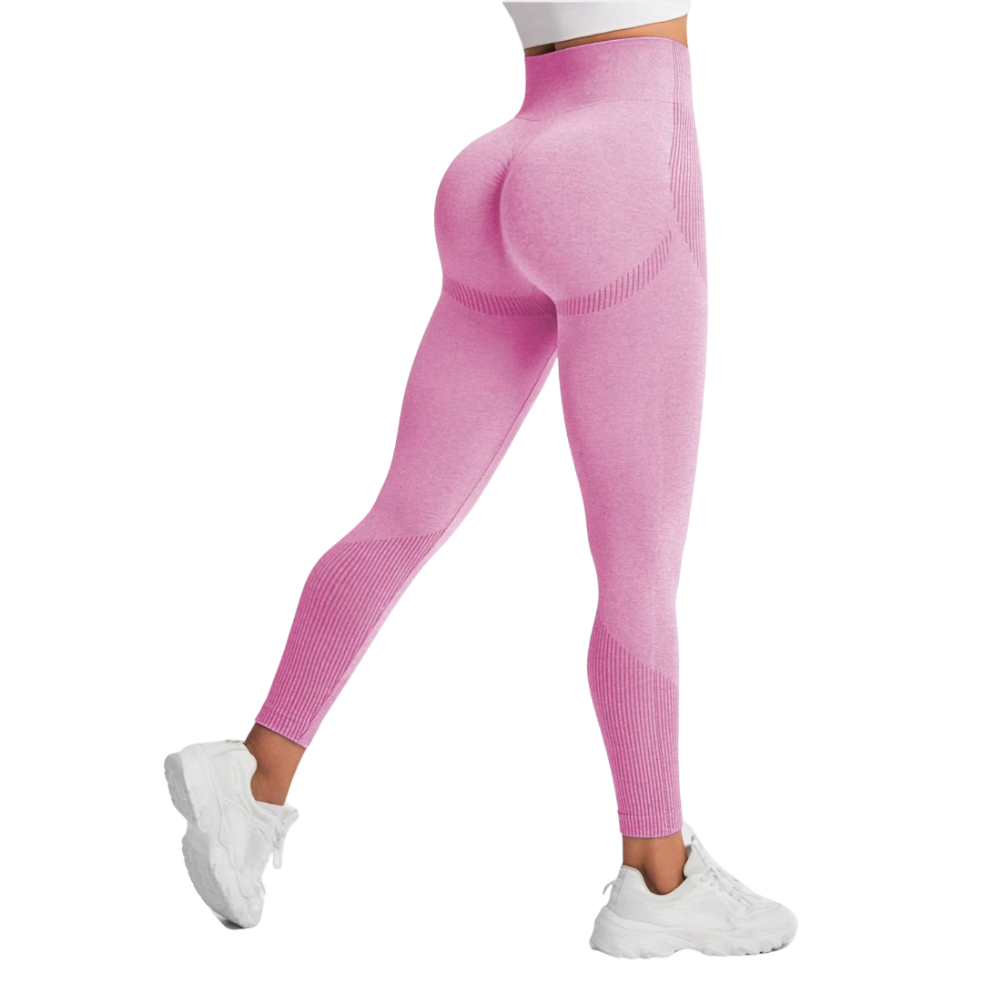 Women's Seamless Scrunch Butt Leggings - High Waist Yoga & Gym - Image 2