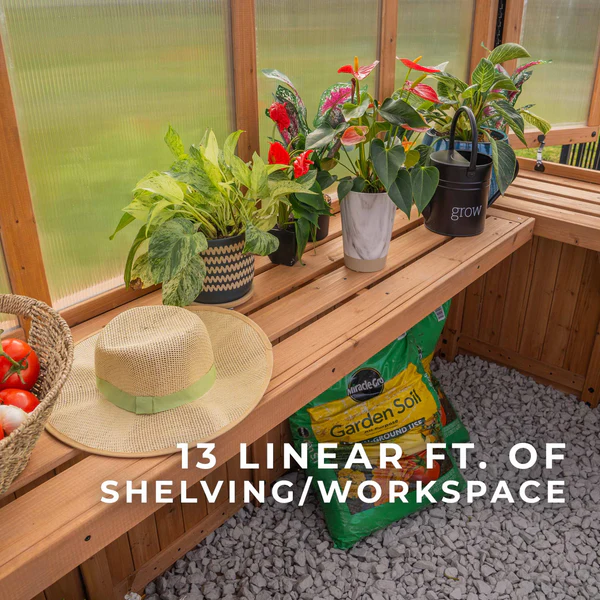 9×6 Willow Greenhouse - Image 10