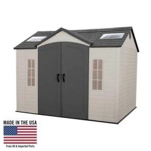 LIFETIME 10 Ft. x 8 Ft. Outdoor Storage Shed – Installation Included