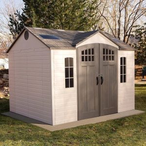 Lifetime 10 ft. x 8 ft. Outdoor Storage Shed with Carriage Doors