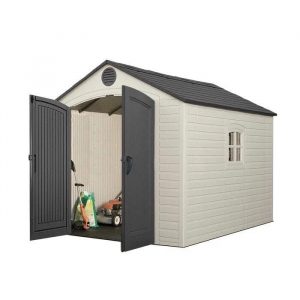 8 Ft. W x 10 Ft. D Plastic Traditional Storage Shed – LIFETIME (Model 6405)