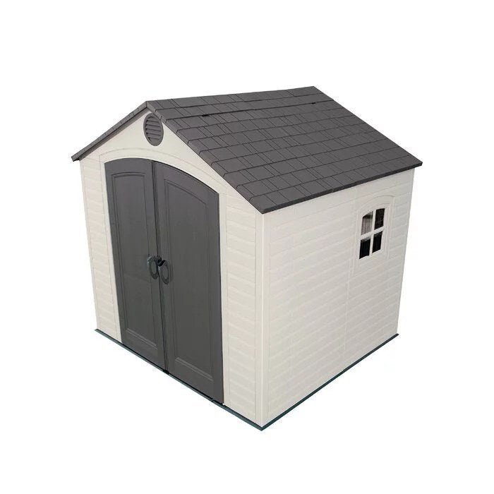 8 ft. W x 7 ft. 4 in. D Plastic Storage Shed – LIFETIME (Model 6411)